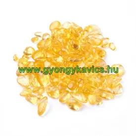 Szintetikus Citrin Ásványtörmelék 4-16x2-7mm 19-20g