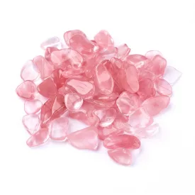   Szintetikus Cseresznye Kvarc Ásványtörmelék 2-24x5-10mm 19-20g