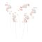   Szintetikus Kagyló Cseresznyekvarc (1) Virág Hajdísz 135-150x30-35mm