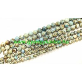 Szintetikus Kék Variszcit Ásványgyöngy 4mm