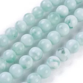 Szintetikus Larimar Larimár Ásványgyöngy 6mm