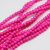 Pink Rózsaszín Szintetikus Türkiz Gyöngy Gyöngyfüzér 4mm
