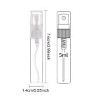 Üveg Szórófejes Parfüm Spray Húsvéti Kölni Flakon 5ml