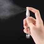 Fehér Kockás Üveg Szórófejes Parfüm Spray Húsvéti Kölni Flakon 5ml