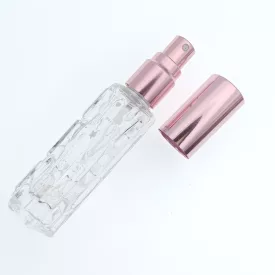   Rózsaszín Üveg Szórófejes Parfüm Spray Húsvéti Kölni Üvegcse 10ml