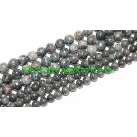Szürke Afrikai Türkiz Ásványgyöngy 6mm