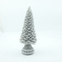 Szürke Fenyőfa Karácsonyfa Gyertya 23cm