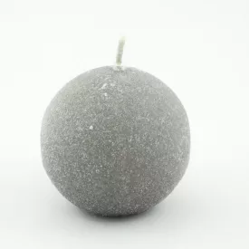 Szürke Gömb Gyertya 6cm
