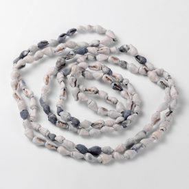 Szürke Kagyló Gyöngy  ~6x9mm