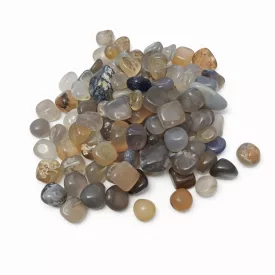 Szürke Achát Ásványtörmelék 8-19x2-6mm 19-20g