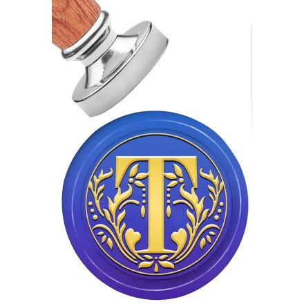 T Betű ABC (552) Viaszpecsétnyomó Pecsét Pecsételő 25,5mm