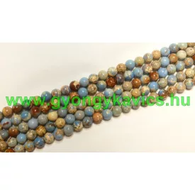 Tengeri Jáspis Regalit Ásványgyöngy Gyöngyfüzér 6mm