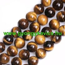 Tigrisszem Ásványgyöngy Gyöngyfüzér 6mm