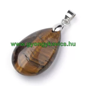Tigrisszem Ásvány Medál 23x14x8mm