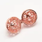 Rózsaarany Színű (32) Tojás Angyalhívó Medál 24x16x18mm