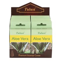 Tulasi Aloe Vera Füstölő Kúp