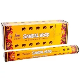   Tulasi Szantál Szantálfa Sandalwood Füstölő (Kisdobozos)