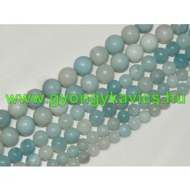 Türkiz Amazonit Ásványgyöngy 10mm