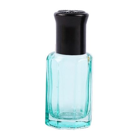 Türkiz Színű Golyós Roll-On Parfüm Illóolaj Üvegcse 51x19mm 3ml 