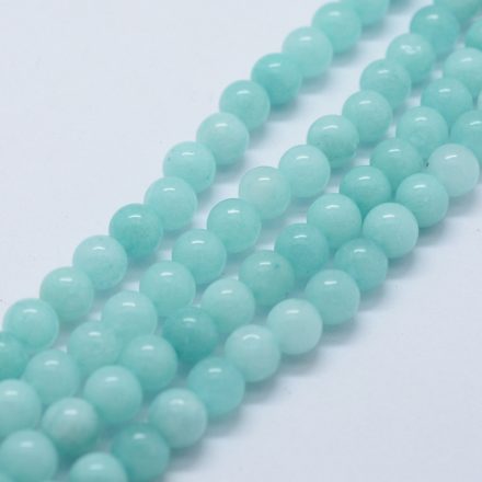 Türkiz Jade (4) Ásványgyöngy Gyöngyfüzér 8mm