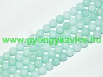   Türkiz Türkizkék Jade (világos) Ásványgyöngy Gyöngyfüzér 10mm
