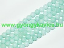   Türkiz Türkizkék Jade (világos) Ásványgyöngy Gyöngyfüzér 4mm