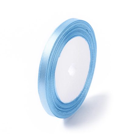 Türkizkék (2) Szatén Szalag 6mm 1m