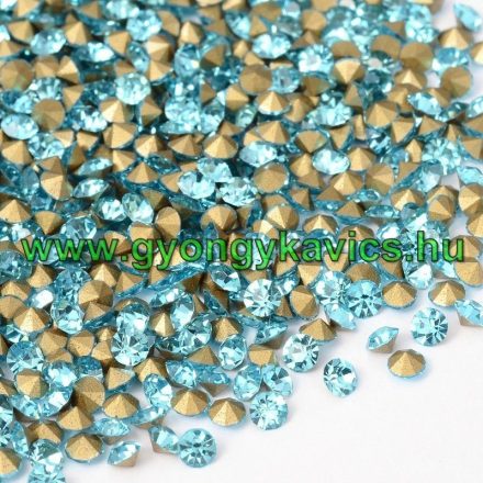 Türkiz Kék (17) Strassz Csomag 1,5mm (~400-500 db)