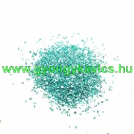 Türkiz (5) Színű Üvegtörmelék 2-7x1-5mm 15-16g