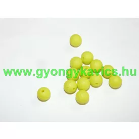 UV Sárga / Almazöld (34) Szilikon Gyöngy 12mm