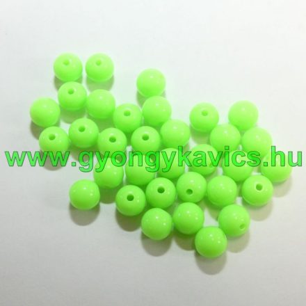 UV Zöld Műanyag Nyaklánc Karkötő Ékszer Dísz Közdarab Köztes 8mm