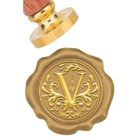   V Betű ABC (562) Viaszpecsétnyomó Pecsét Pecsételő 25,5mm