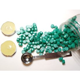   Zöld (47) Viaszpecsét (210db) Készítő Készlet Olvasztó Kanál Teamécses