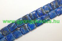   Világos Lazurit Lápisz Lazuli Kocka Ásványgyöngy 14x14x5mm
