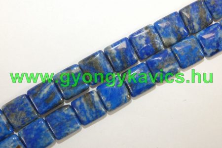 Világos Lazurit Lápisz Lazuli Kocka Ásványgyöngy 14x14x5mm