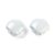 Világos Türkiz Porcelán Kagyló Gyöngy 9,5x11,5x6mm
