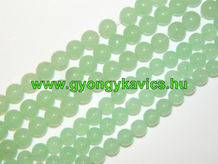 Világoszöld Menta Jade Ásványgyöngy Gyöngyfüzér 8mm