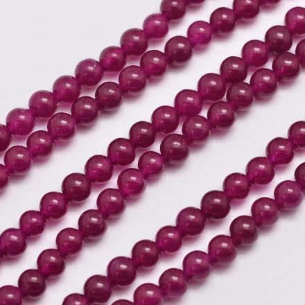 Viola Jade Ásványgyöngy Gyöngyfüzér 4mm