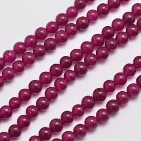 Viola Jade Ásványgyöngy 4mm