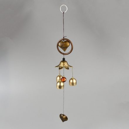 Virág Szív (10) Szélcsengő 44cm