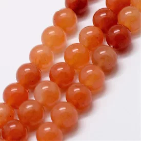 Vörös Aventurin Ásványgyöngy 10mm