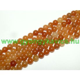 Vörös Aventurin Ásványgyöngy 4mm