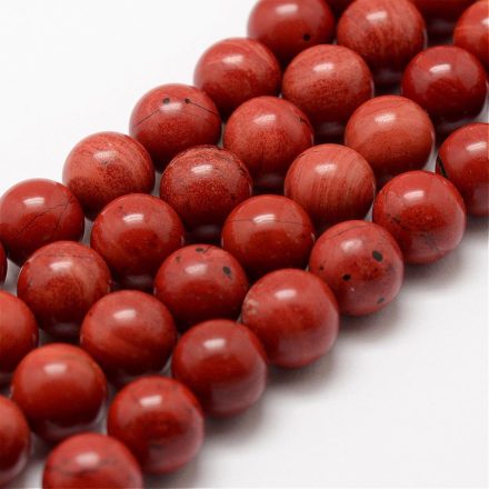 Vörös Jáspis Ásványgyöngy Gyöngyfüzér 10mm