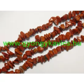   Vörös Jáspis Ásványtörmelék Füzér Ásvány Splitter 5-8mm ~84cm