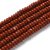 Vörös Jáspis Korong Ásványgyöngy 6x3mm