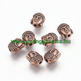   Vörösréz Színű Buddha Budha Nyaklánc Karkötő Ékszer Dísz Közdarab Köztes 10x9mm