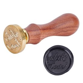   With Love Szeretettel (295) Viaszpecsétnyomó Pecsételő 25mm