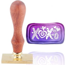   XOXO Csókollak Puszillak (549) Viaszpecsétnyomó Pecsét Pecsételő 90x45mm