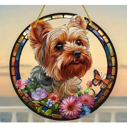 Yorkshire Terrier Yorkie Kutya (147) Napfogó 20cm
