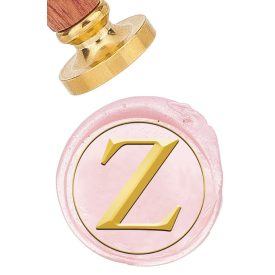   Z Betű ABC (608) Viaszpecsétnyomó Pecsét Pecsételő 25,5mm